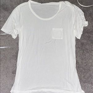 White Brandy Melville Pocket Tee!